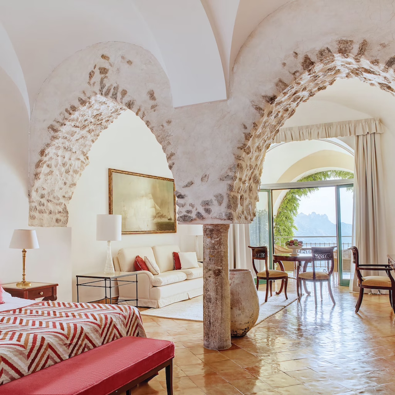 Belmond Hotel Caruso combines historic elegance with breathtaking Amalfi Coast views. Every wedding is crafted with romance, luxury, and unforgettable Mediterranean magic.
