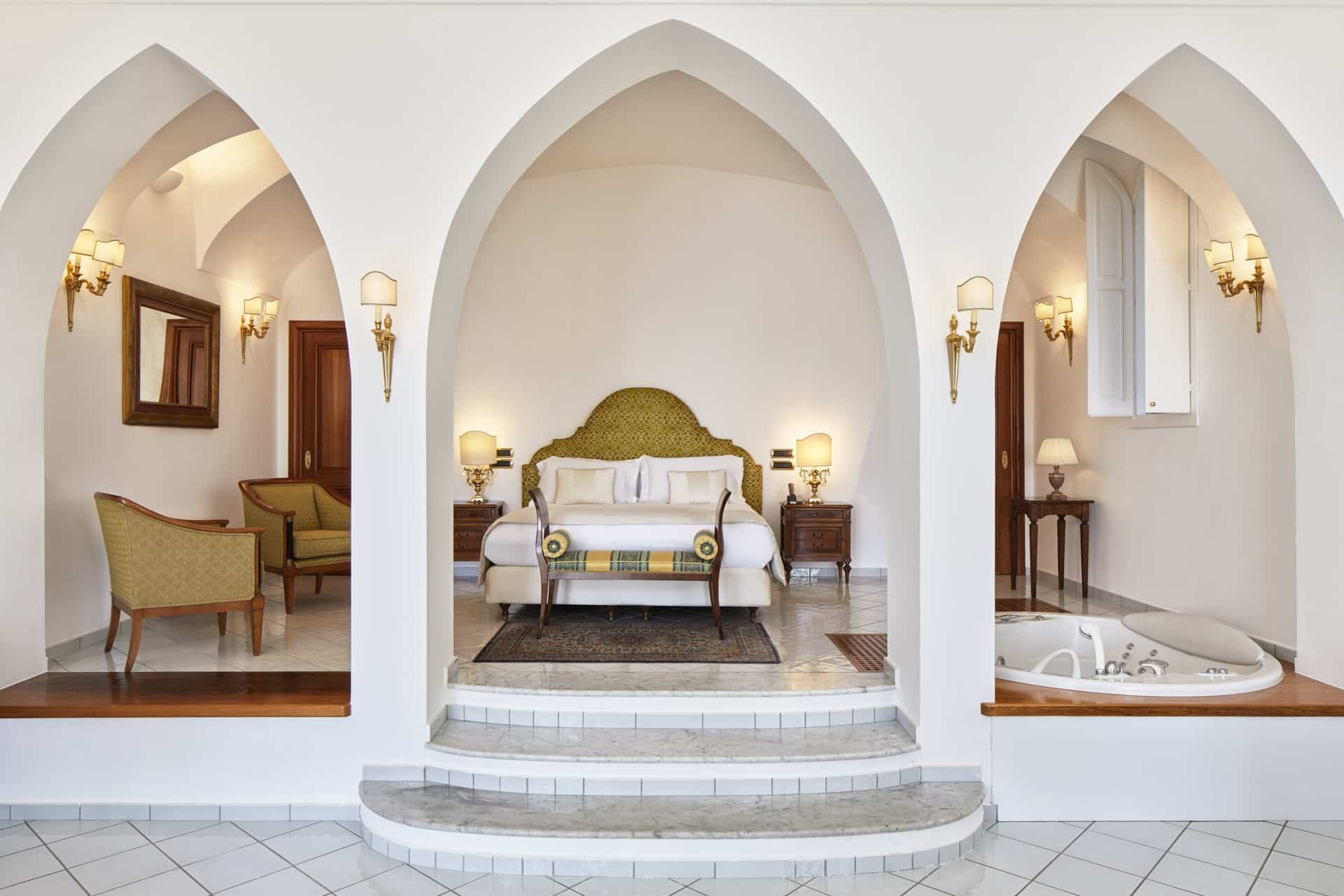 The inner space of Palazzo Avino