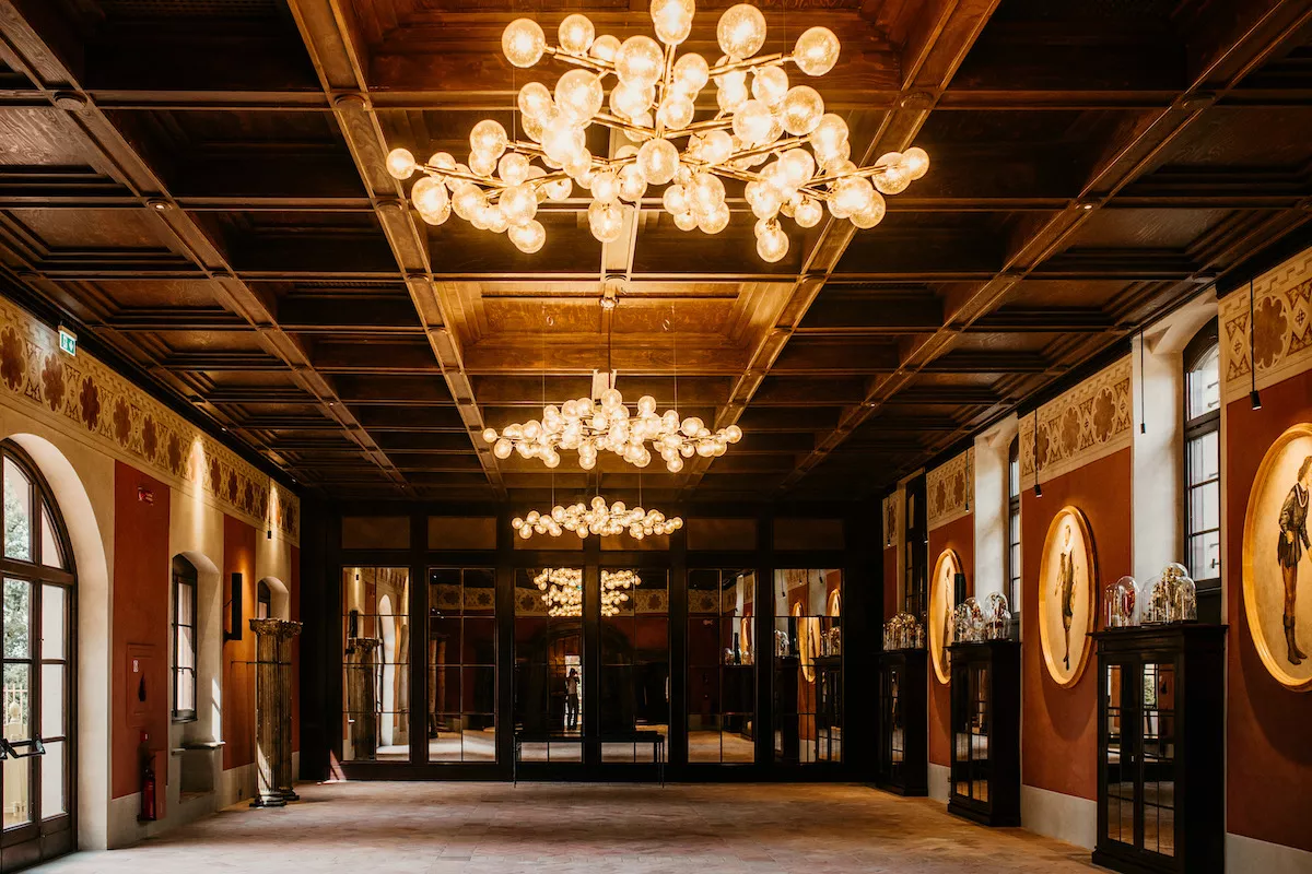 The inner spaces of Borgo di Vignamaggio