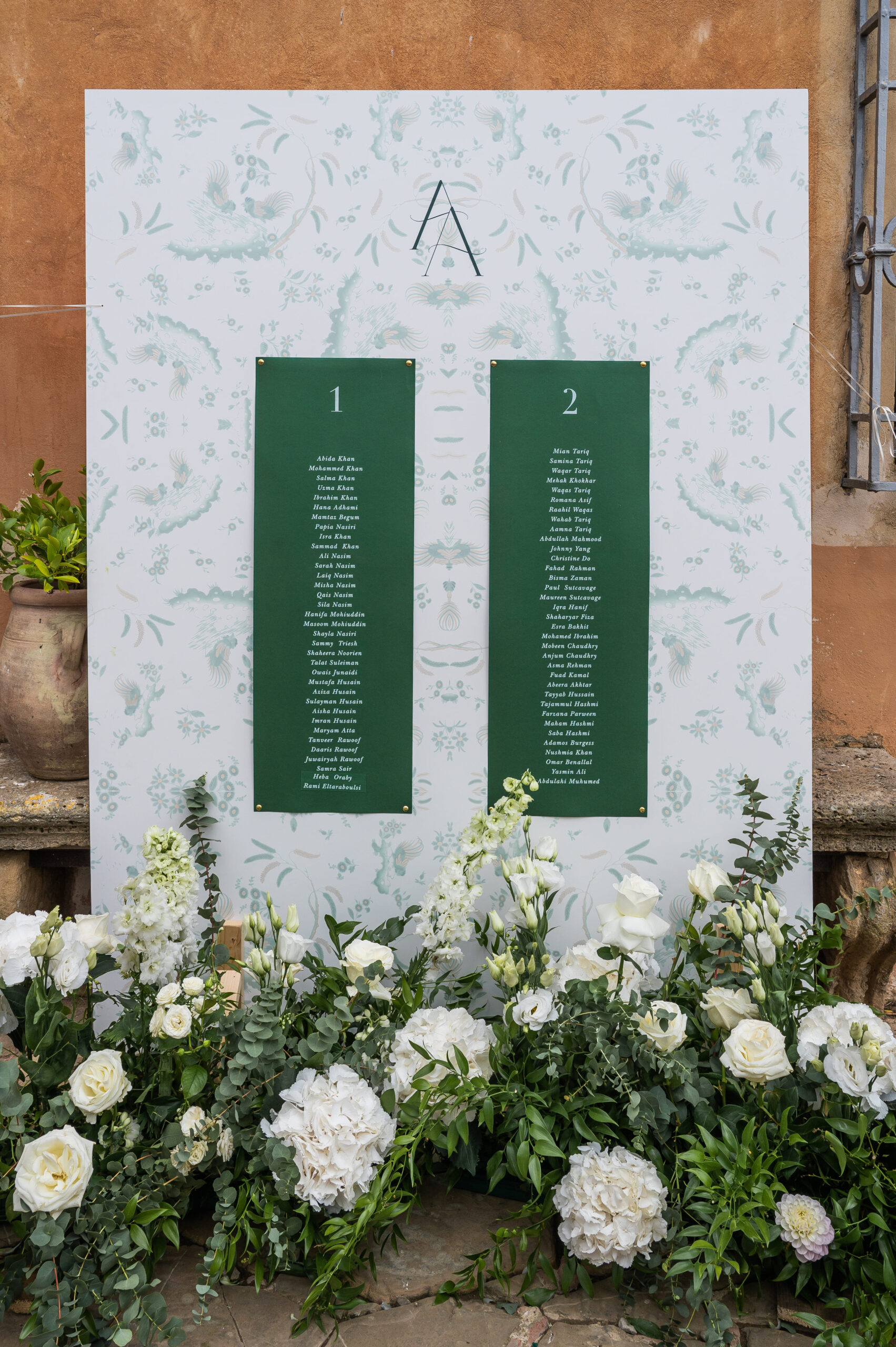 CheChic - Destination wedding Italy - Asyla & Aafaq - Bespoke Indian wedding in Tuscany33 Table plan custom designed for a Bespoke Indian wedding in Tuscany