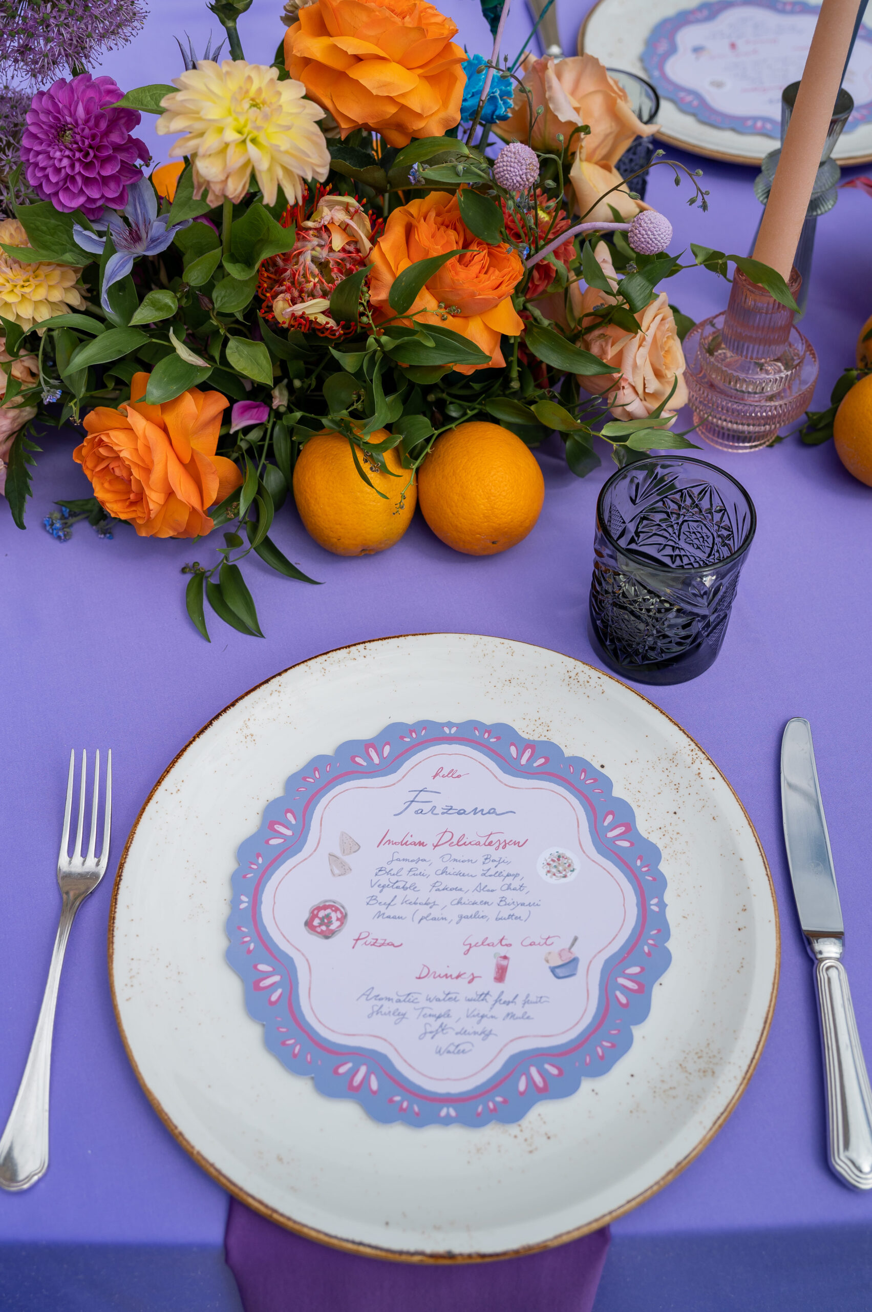 CheChic - Destination wedding Italy - Asyla & Aafaq - Bespoke Indian wedding in Tuscany35 A colorful and refined mise en place for a Bespoke Indian wedding in Tuscany