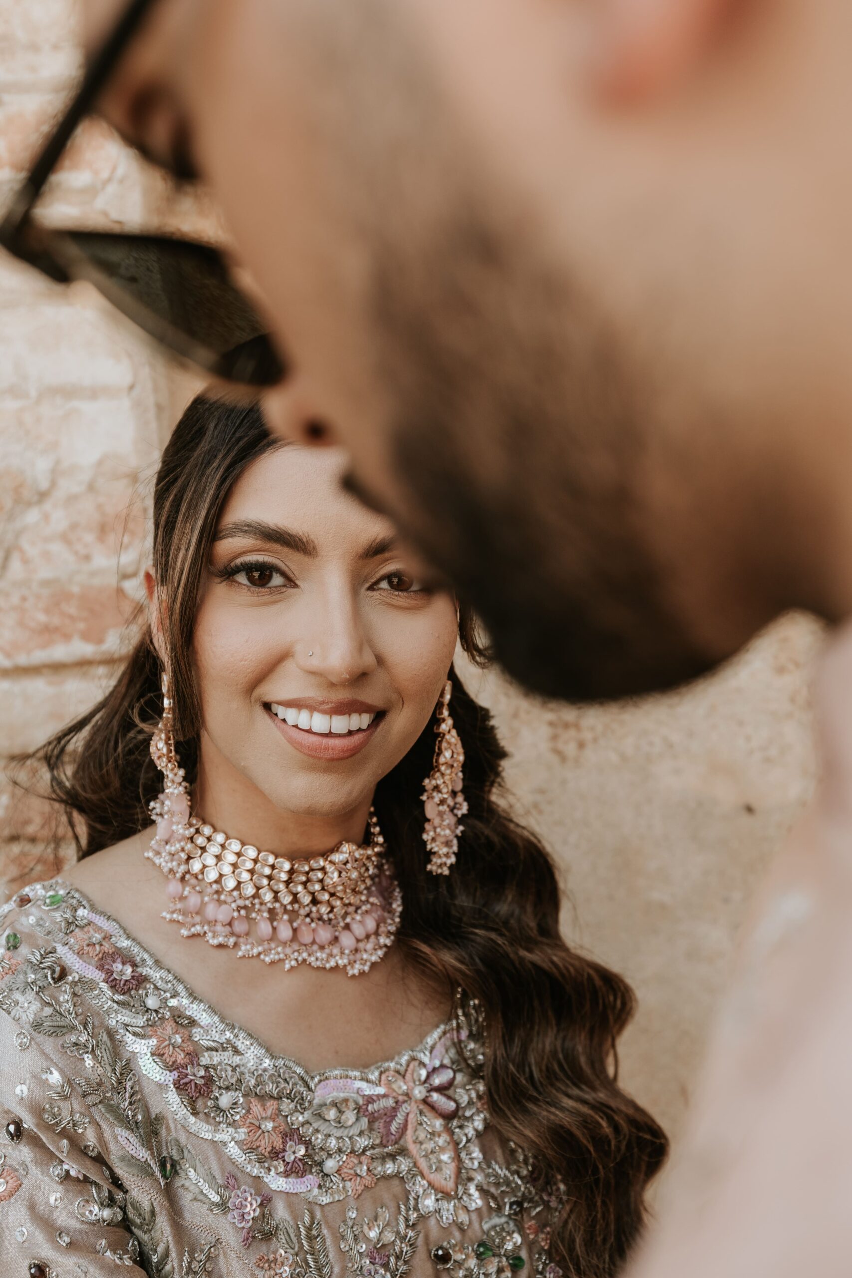 CheChic - Destination wedding Italy - Asyla & Aafaq - Bespoke Indian wedding in Tuscany5 A portrait of a Beautiful Indian bride with traditional gowns