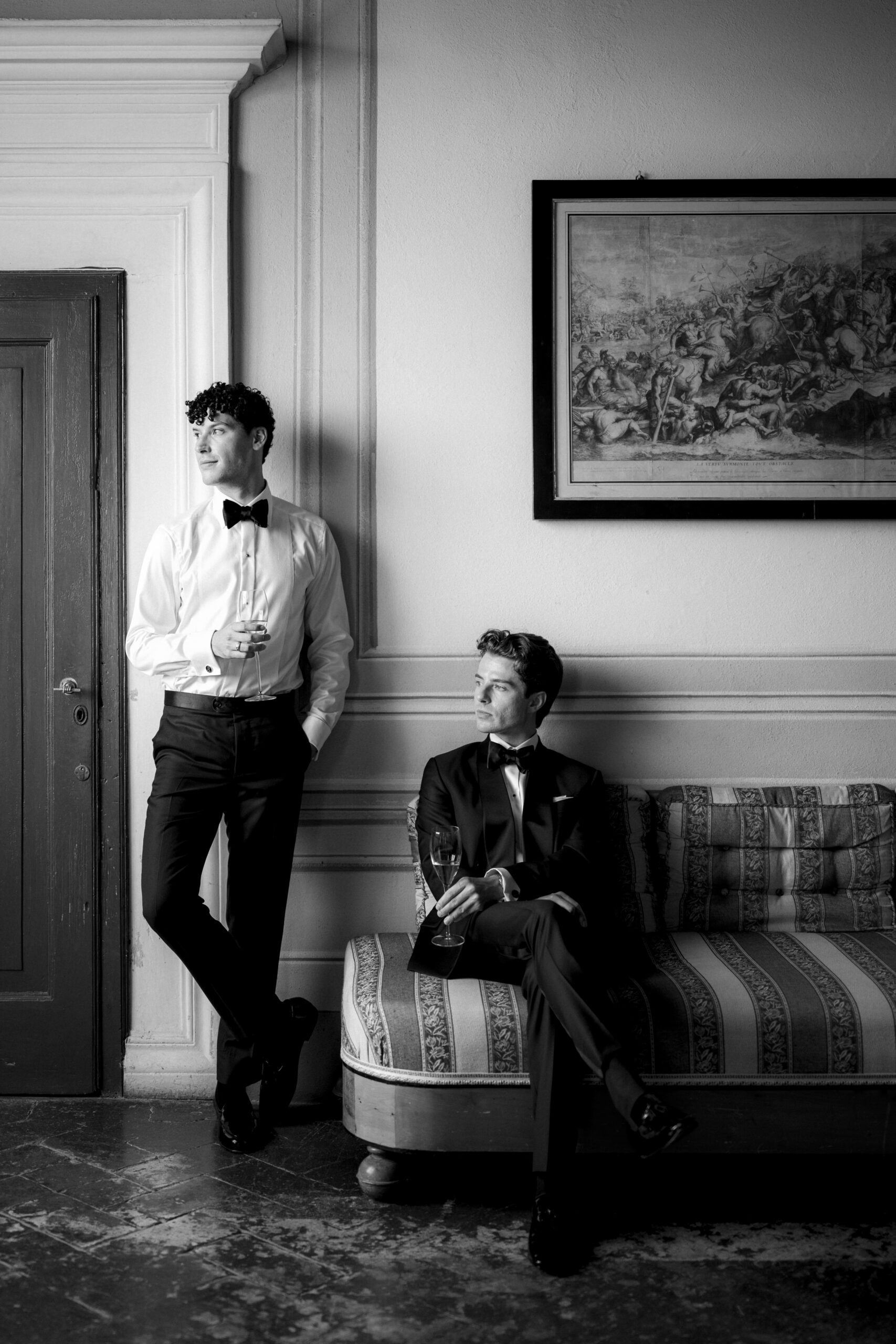 CheChic - Destination wedding Italy - Blake & Adam - Exclusive Destination wedding in Tuscany at Villa Corsini11 Image
