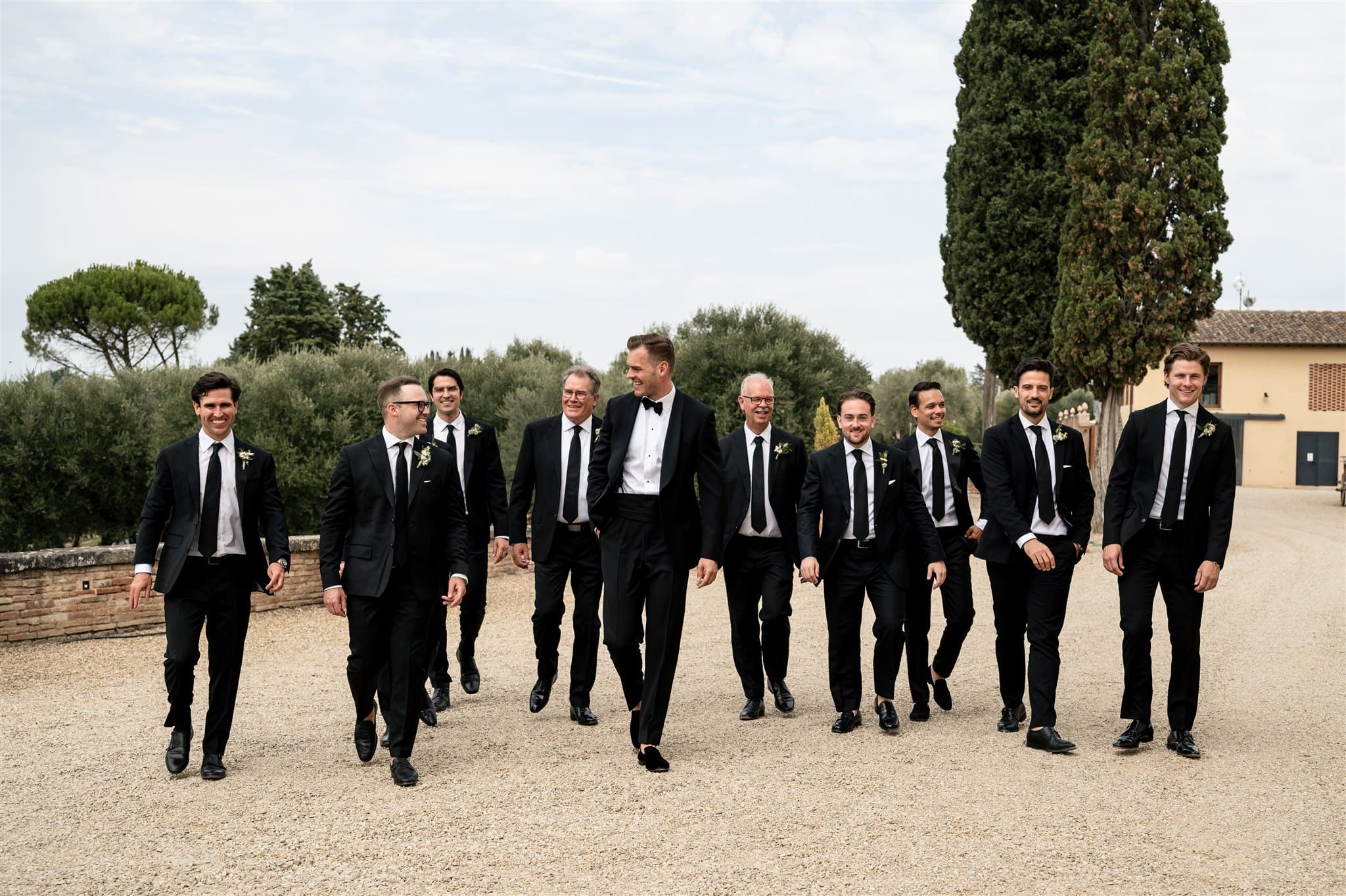CheChic - Destination wedding Italy - Lauren & David - Exclusive Destination wedding in Tuscany at Villa Petriolo1 Image