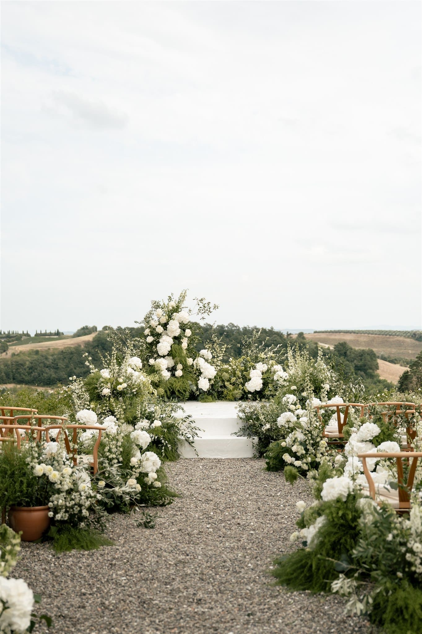 CheChic - Destination wedding Italy - Lauren & David - Exclusive Destination wedding in Tuscany at Villa Petriolo2 Image