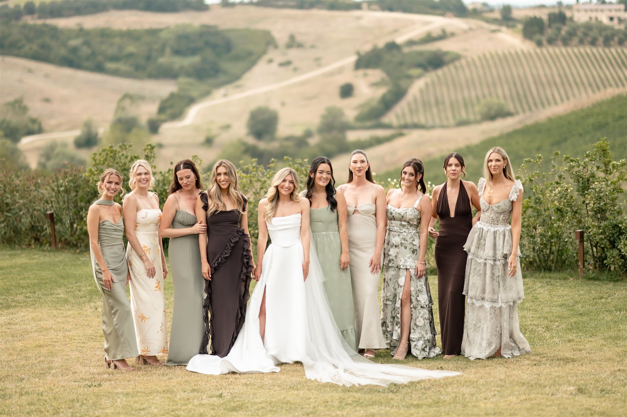CheChic - Destination wedding Italy - Lauren & David - Exclusive Destination wedding in Tuscany at Villa Petriolo29 Image