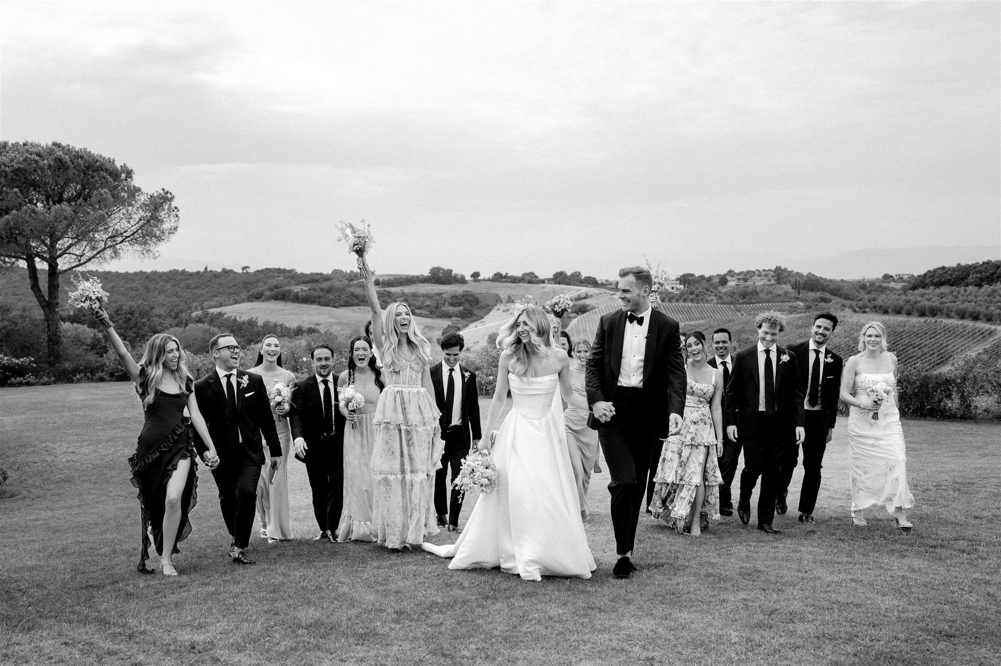 CheChic - Destination wedding Italy - Lauren & David - Exclusive Destination wedding in Tuscany at Villa Petriolo35 Image
