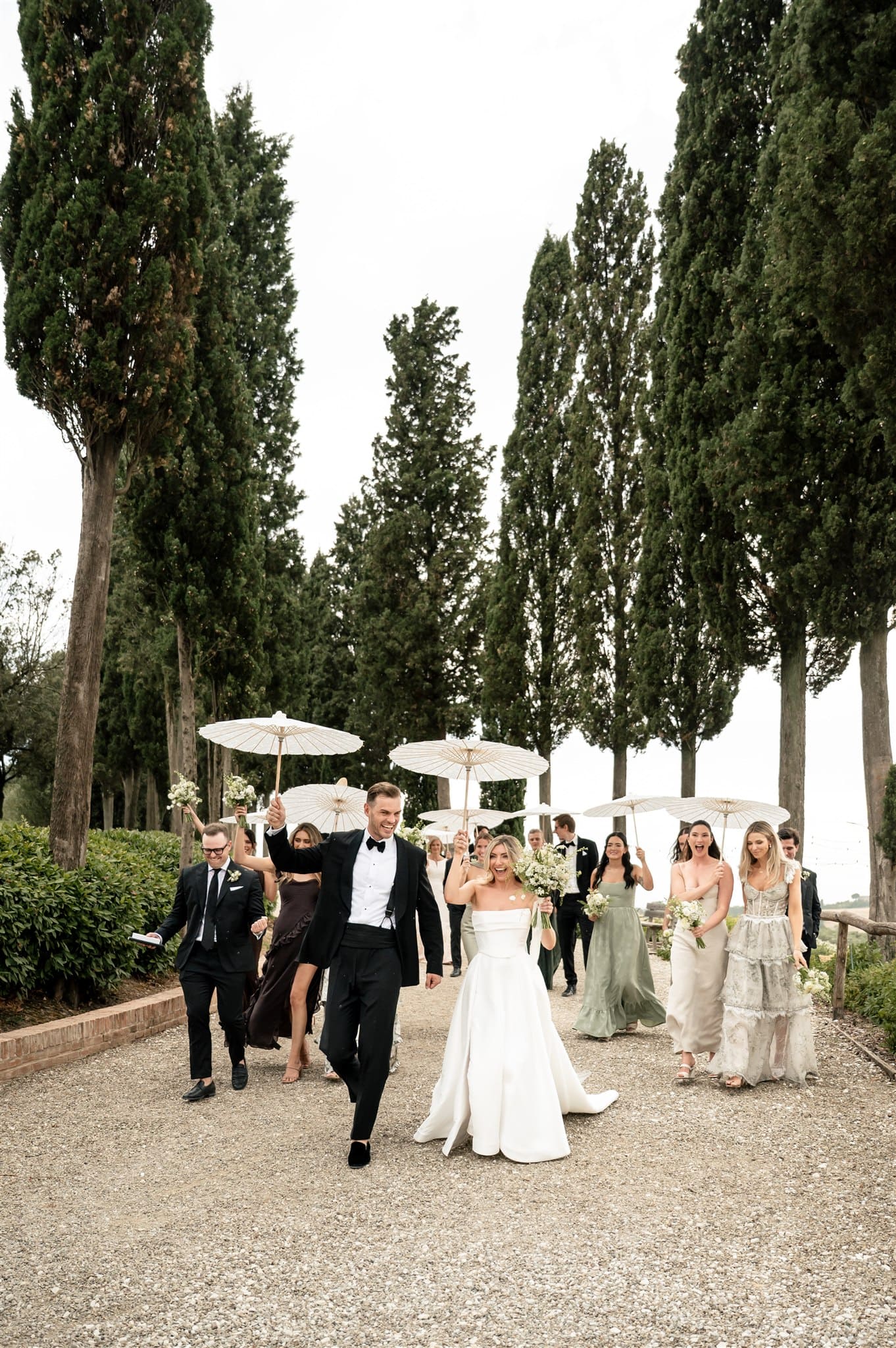 CheChic - Destination wedding Italy - Lauren & David - Exclusive Destination wedding in Tuscany at Villa Petriolo38 Image