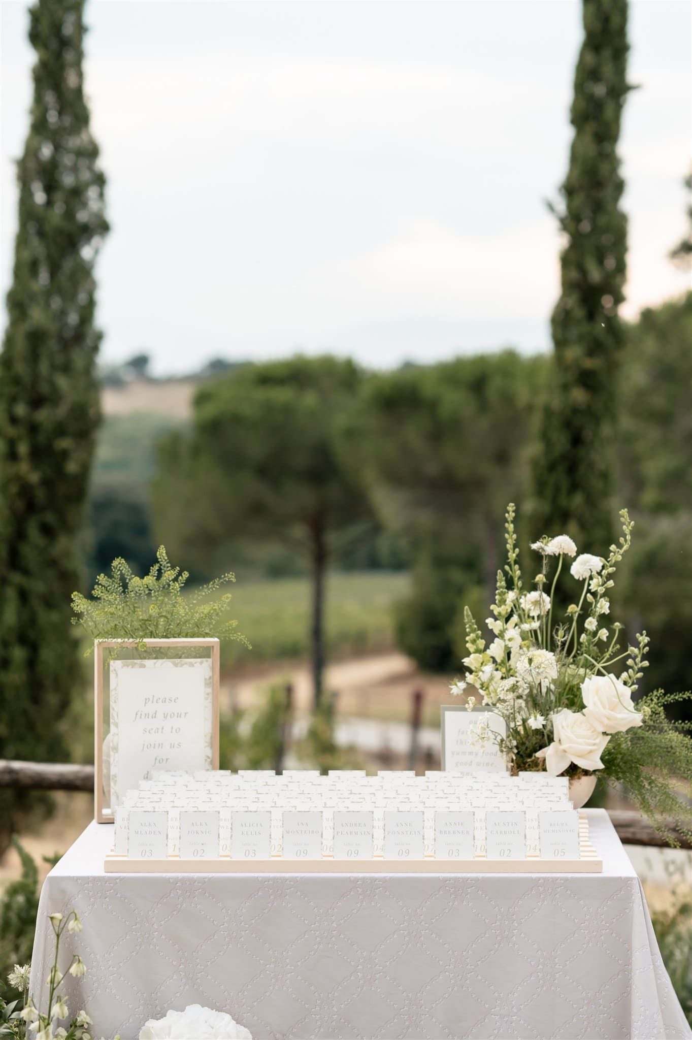 CheChic - Destination wedding Italy - Lauren & David - Exclusive Destination wedding in Tuscany at Villa Petriolo42 Image