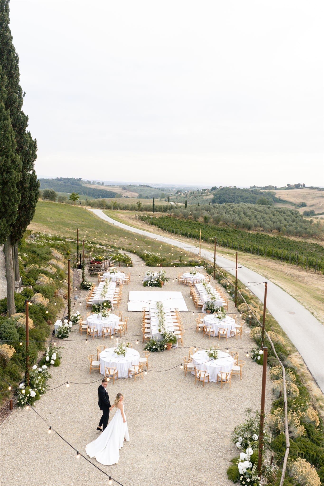 CheChic - Destination wedding Italy - Lauren & David - Exclusive Destination wedding in Tuscany at Villa Petriolo44 Image