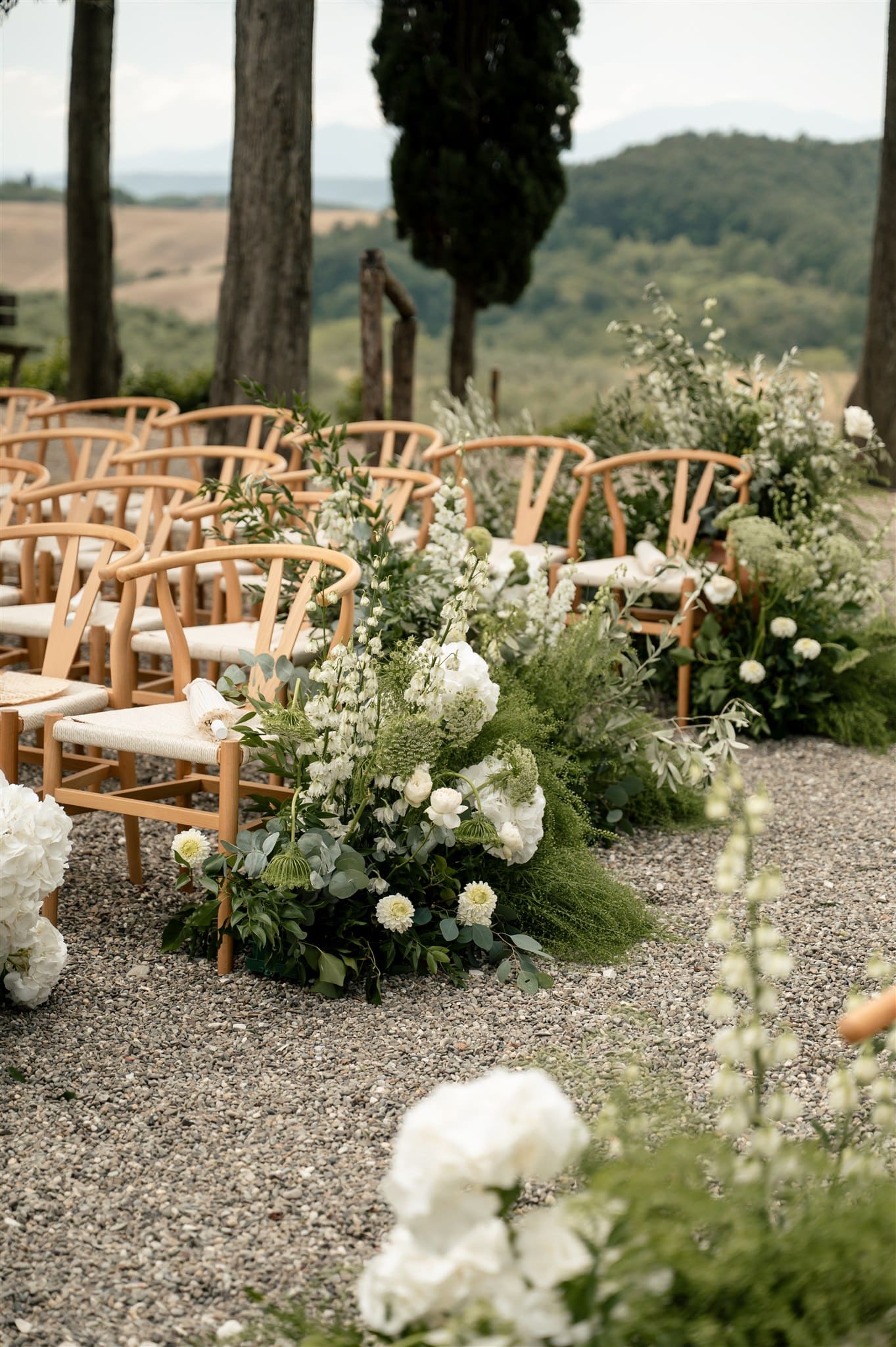 CheChic - Destination wedding Italy - Lauren & David - Exclusive Destination wedding in Tuscany at Villa Petriolo7 Image