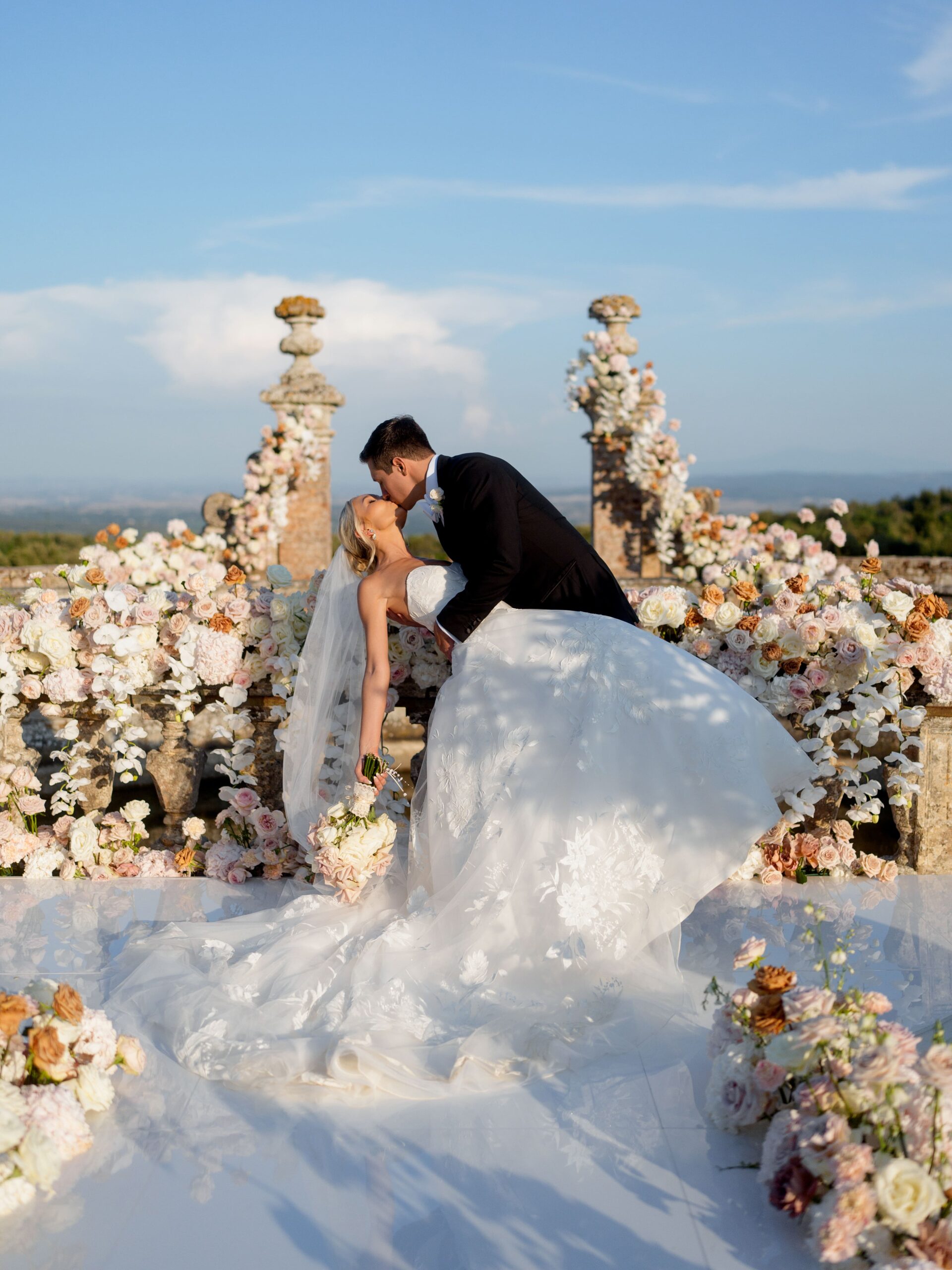 CheChic - Destination wedding Italy - Morgan & Ryan - Unforgettable celebration at Castello di Celsa21 Image